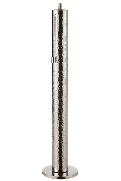 Taschenlampe Tiffany Edelstahl Silber Extragroß