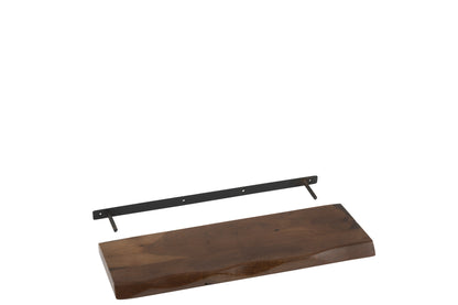 Wall Shelf Gerard Acacia Wood Brown Small