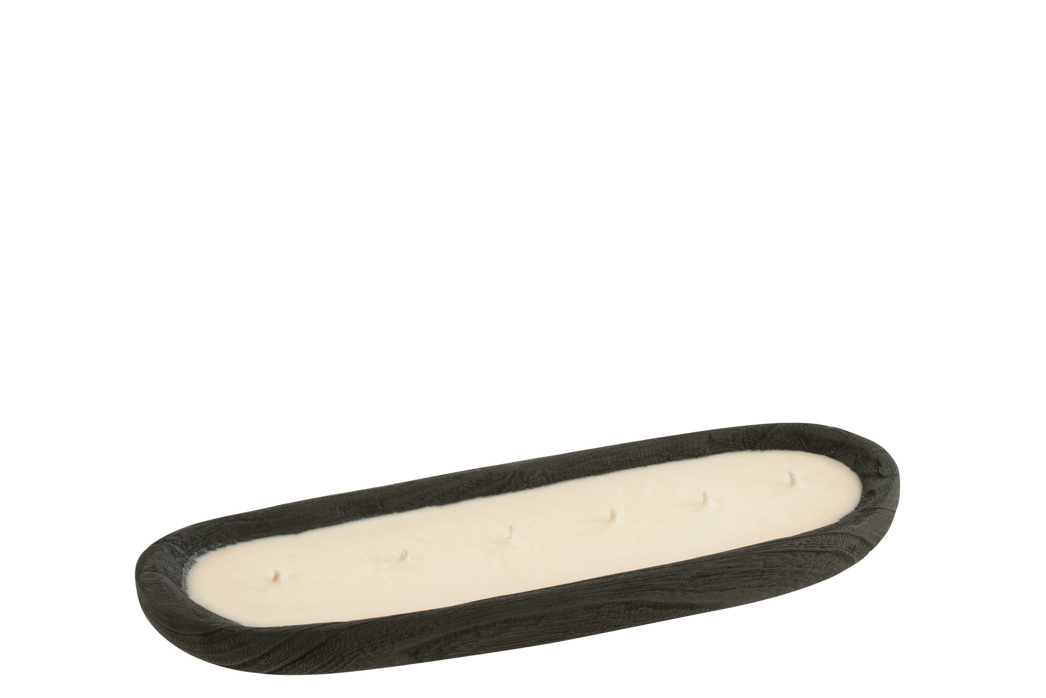 Candle Jenny Paulownia Wood Black Small