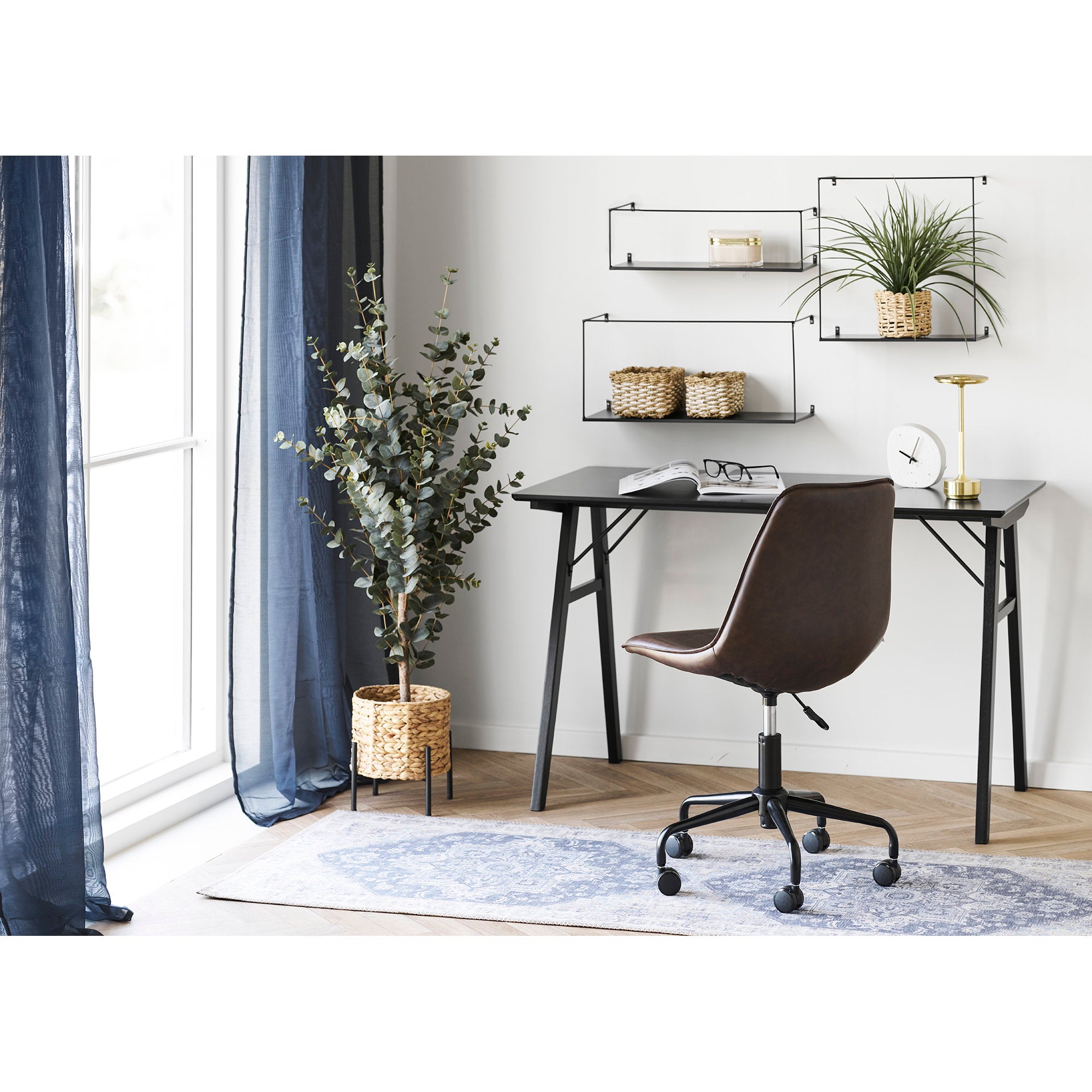 Vojens Desk - Desk, black 120x60x75 cm