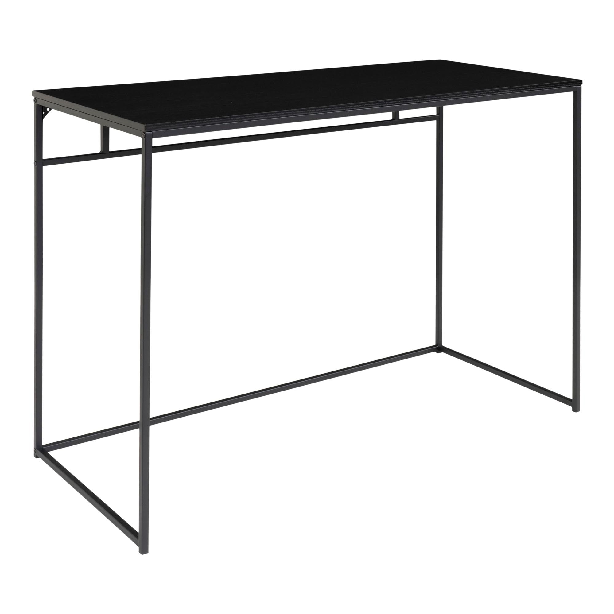 Vita Desk - Desk, black with black frame 100x45x75 cm