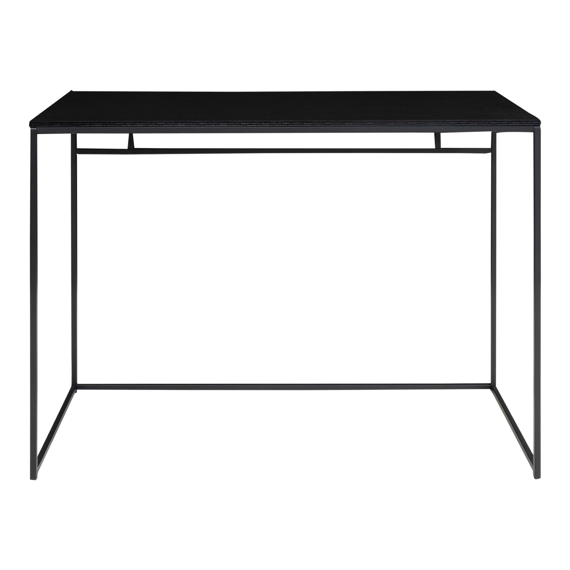 Vita Desk - Desk, black with black frame 100x45x75 cm