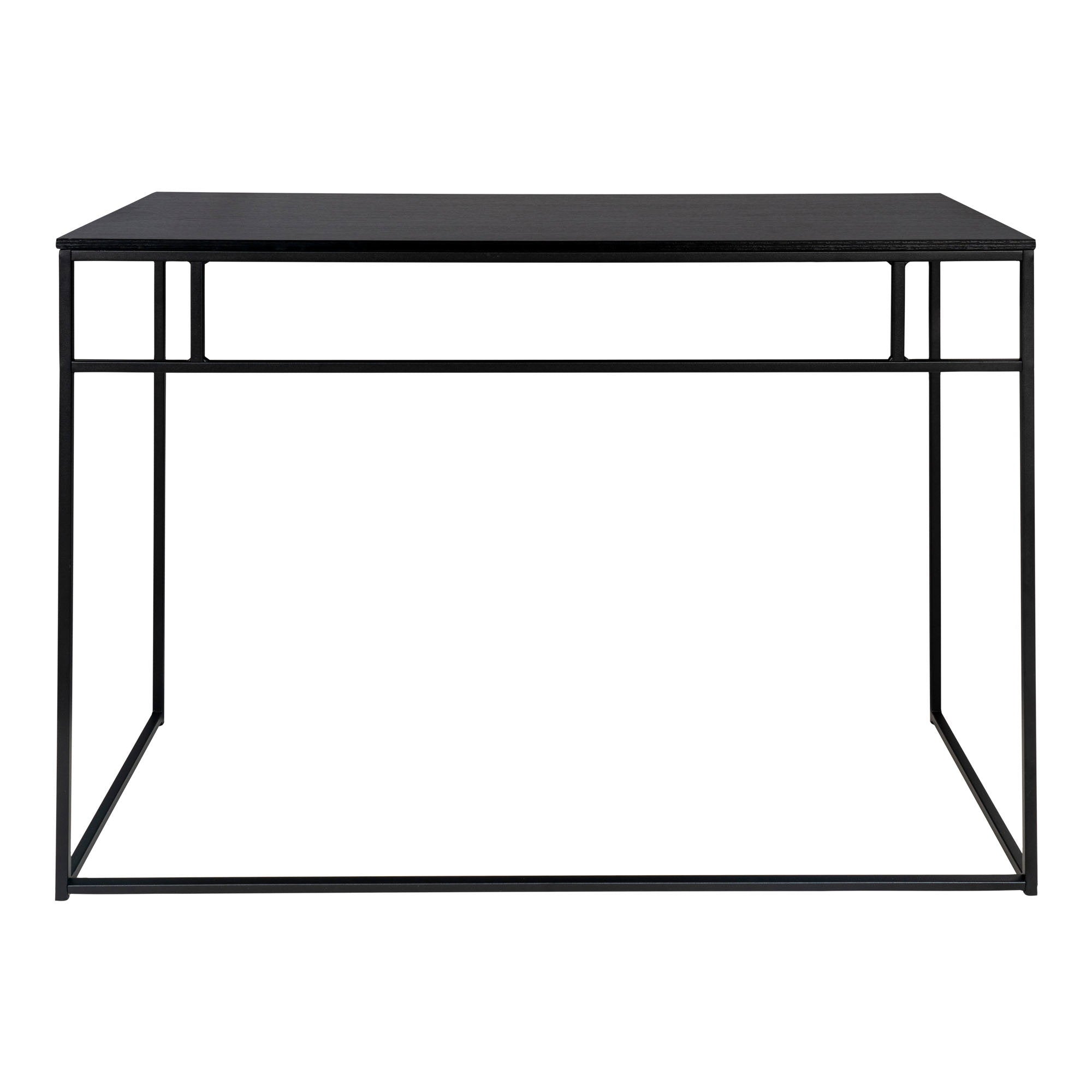 Vita Desk - Desk, black with black frame 100x45x75 cm