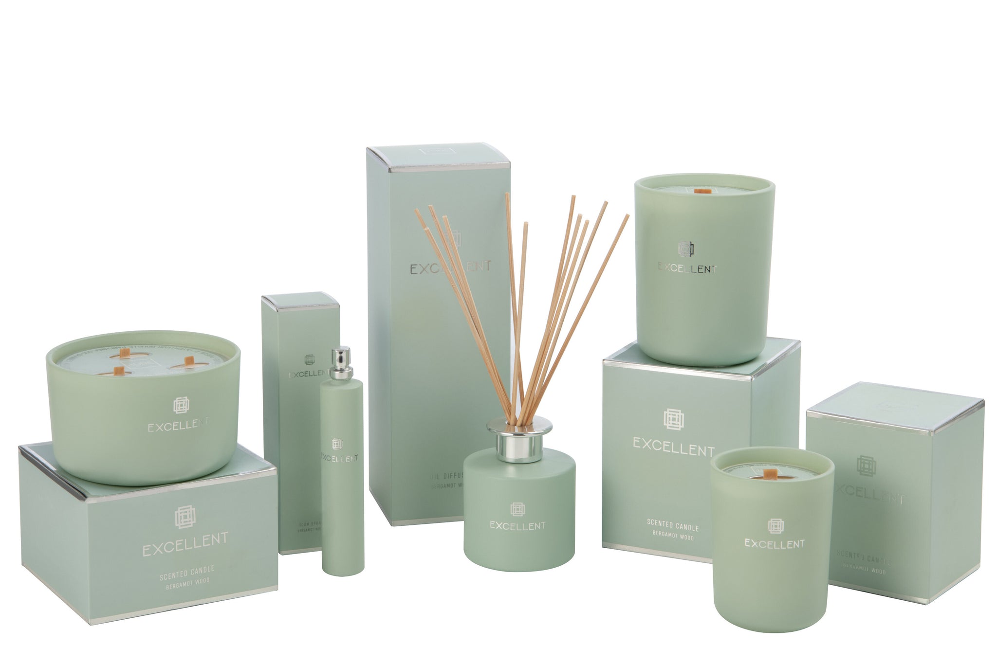 Home Fragrance Excellent Glass Mint Green