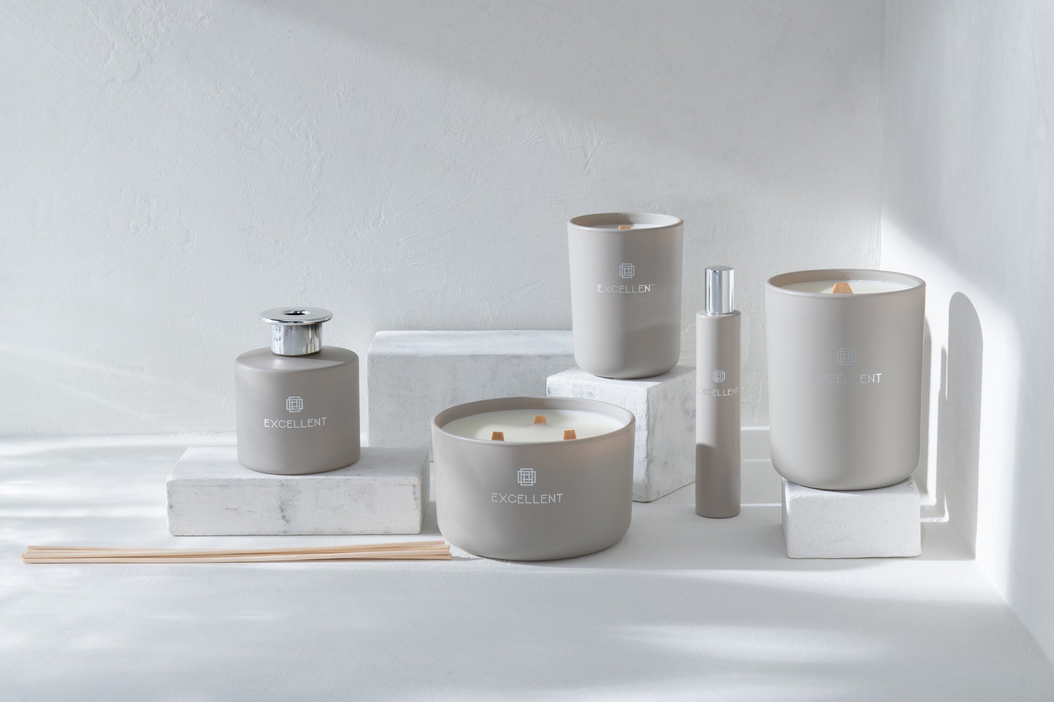 Home Fragrance Excellent Glass Beige