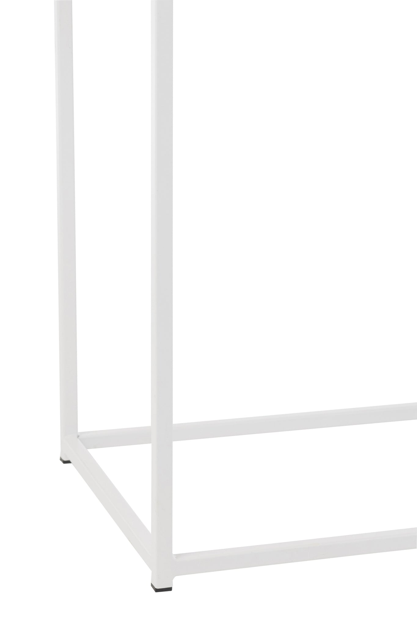 Konsole Zickzackmuster Holz/Metall Natur/Weiß