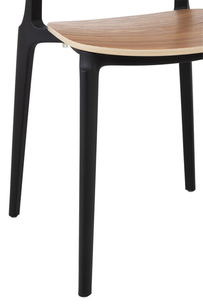 Chair Basic Polyester/Fineer Natural