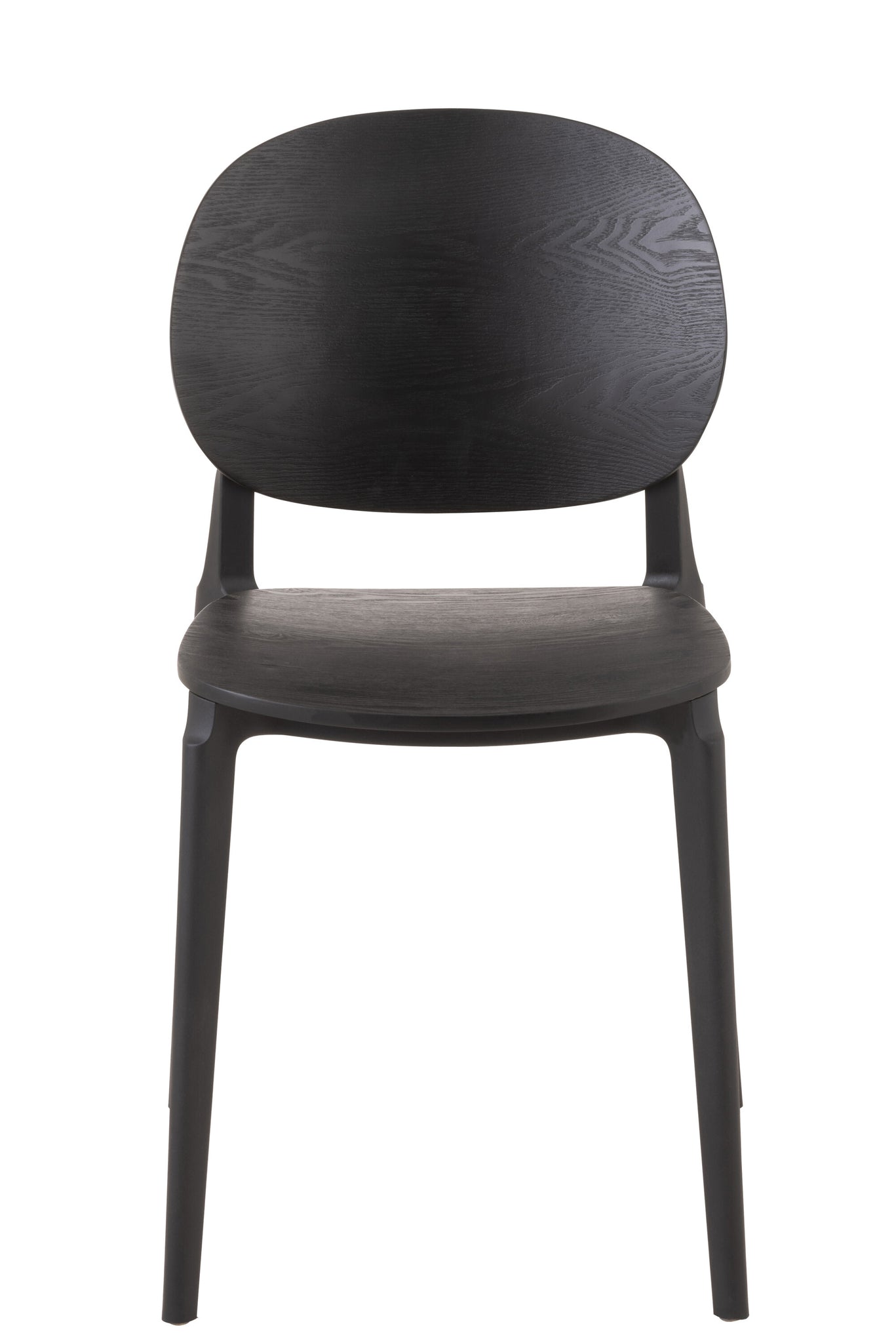 Chair Basic Polyester/Veneer Black