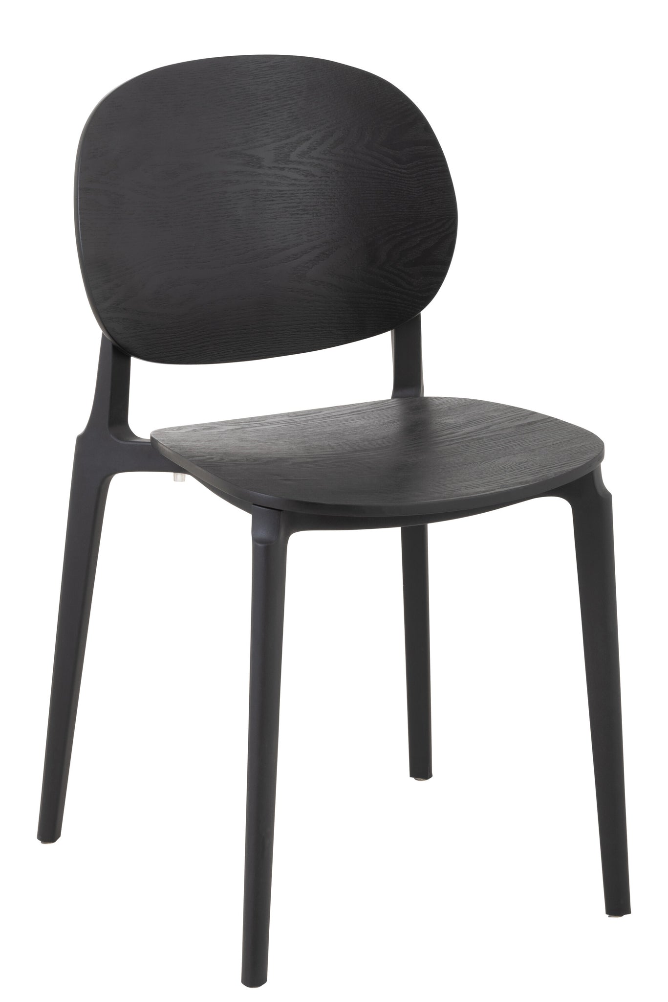 Chair Basic Polyester/Veneer Black