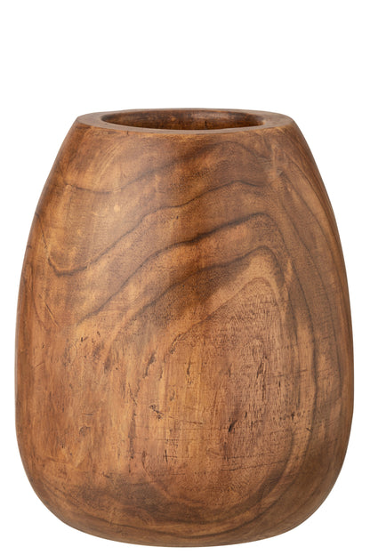 Kleines Glas Paulownia Braun