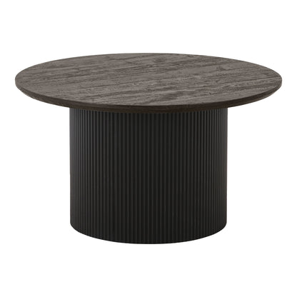 Boavista ronde salontafel in donkerbruin, ø80×45 cm