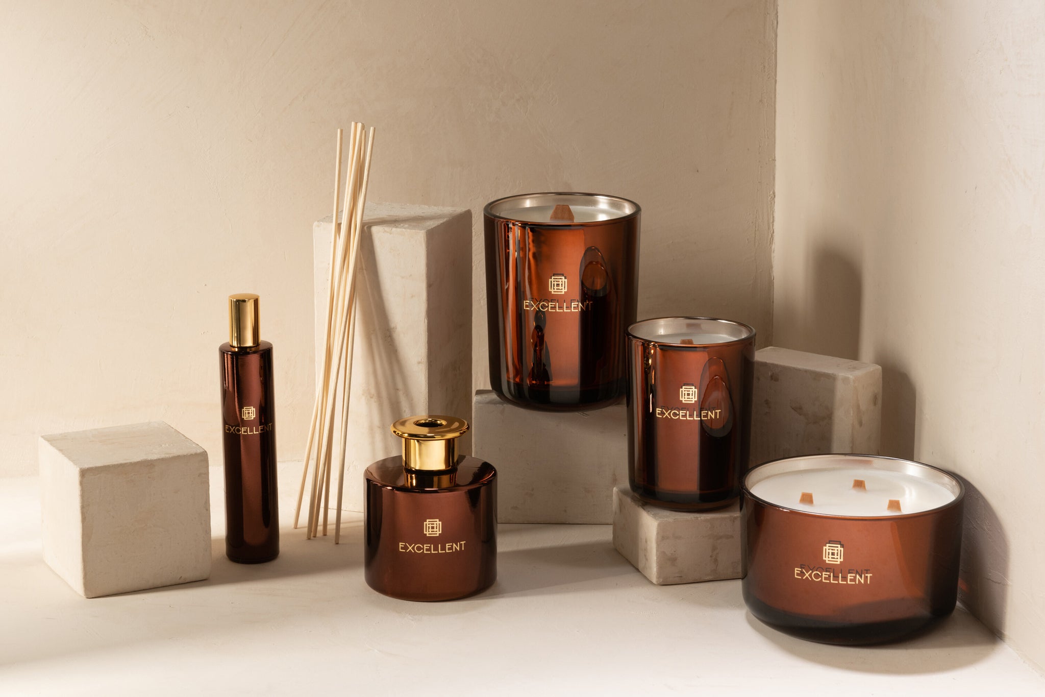 Scented Oil+Sticks Excellent Siberia Fir Brown