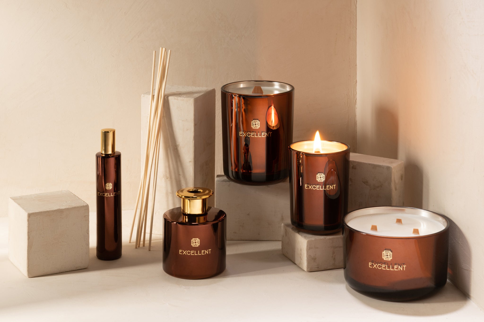 Scented Oil+Sticks Excellent Siberia Fir Brown