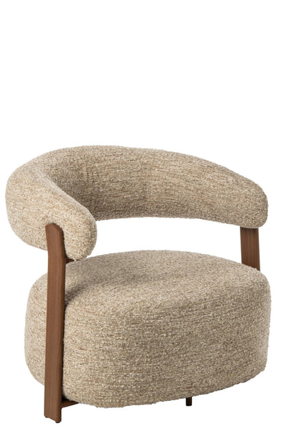 Sessel Schaumstoff Ecru