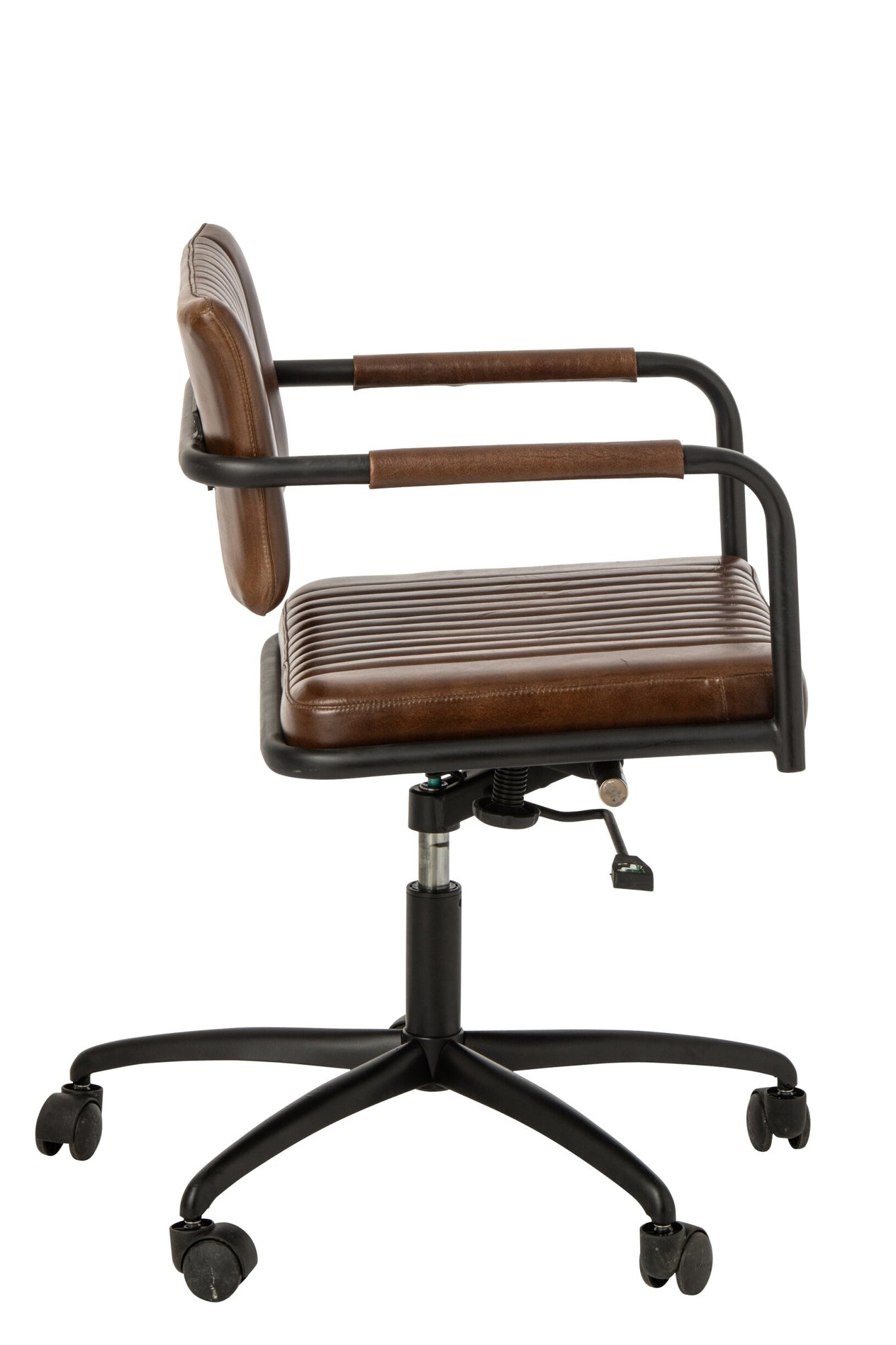 Bürostuhl Leder Braun