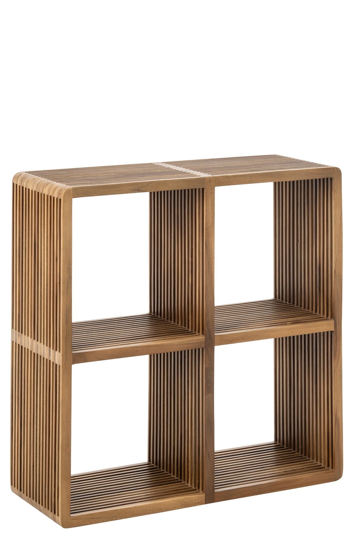 Bücherregal Lamellen Altholz Natur