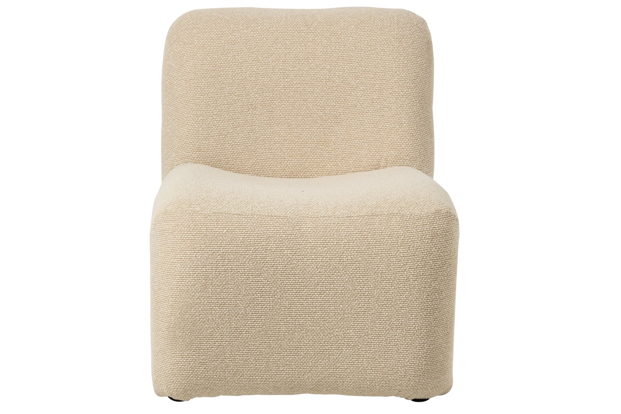 Lounge Chair Margo Sperrholz/Stoff Ecru