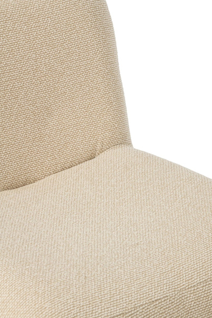 Lounge Chair Margo Sperrholz/Stoff Ecru