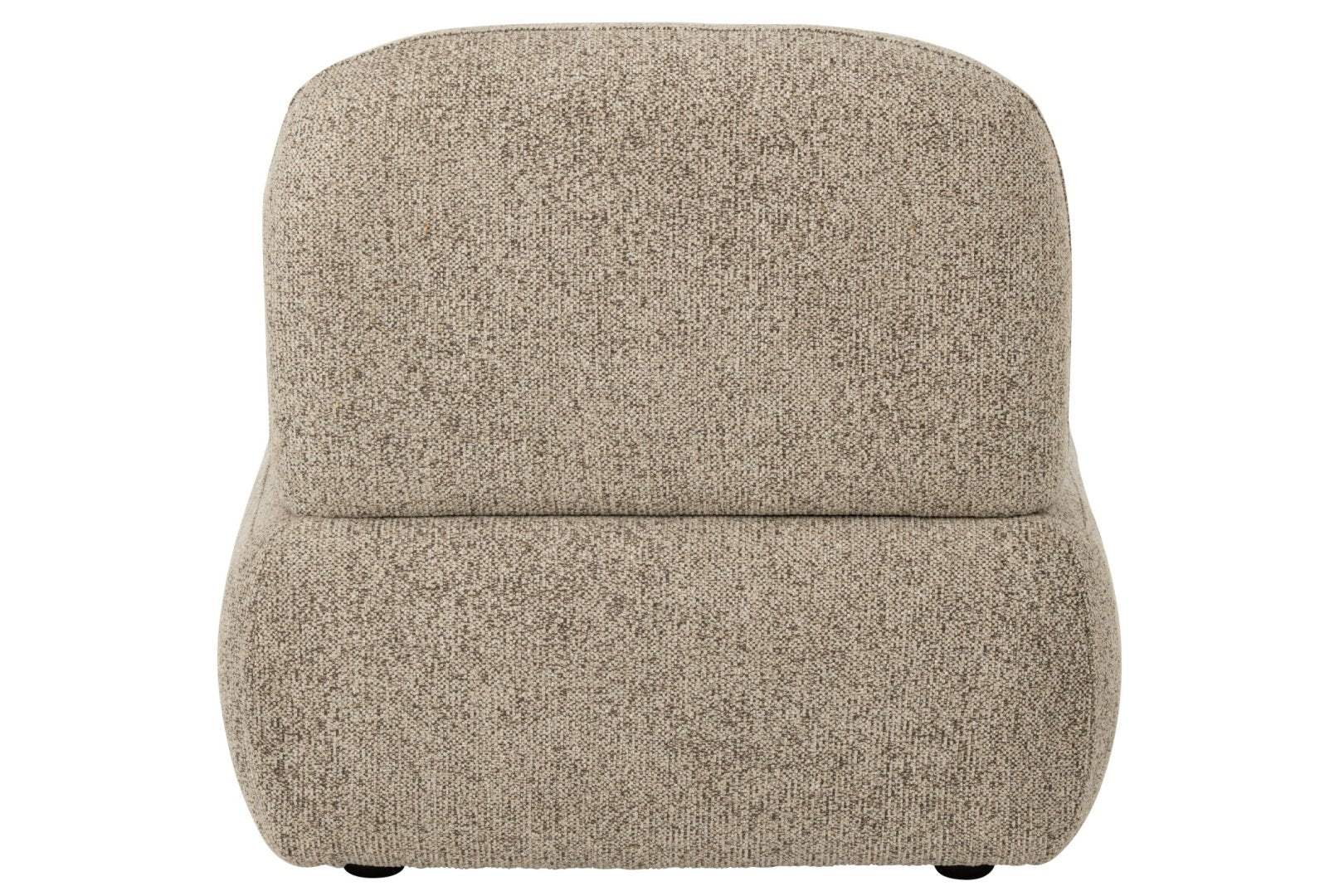 Modulares Sofa Olivia Sperrholz/Stoff Braun/Ecru