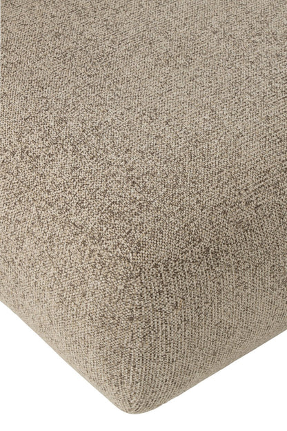 Modulares Sofa Olivia Sperrholz/Stoff Braun/Ecru