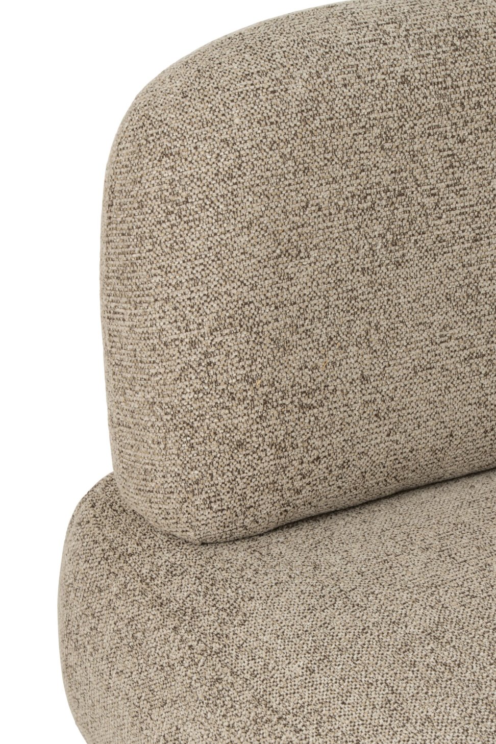 Modulares Sofa Olivia Sperrholz/Stoff Braun/Ecru