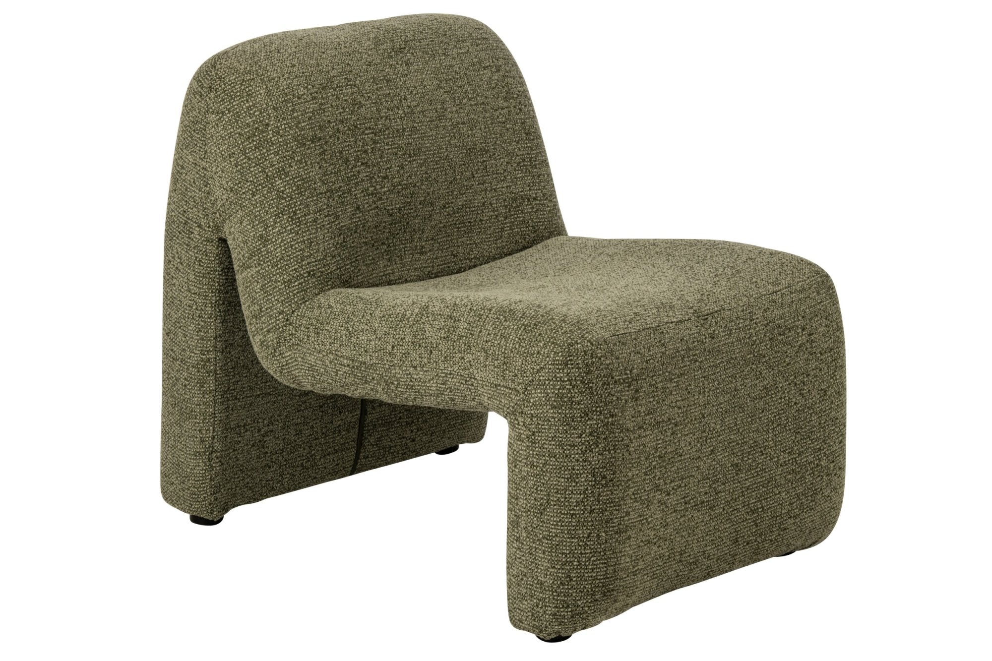 Lounge Sessel Margo Sperrholz/Stoff Grün
