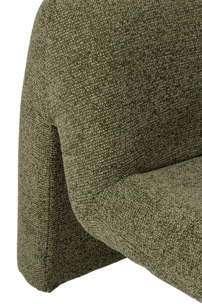 Lounge Sessel Margo Sperrholz/Stoff Grün