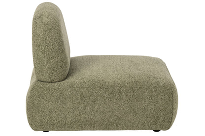 Modulares Sofa Olivia Sperrholz/Stoff Grün
