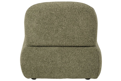 Modulares Sofa Olivia Sperrholz/Stoff Grün
