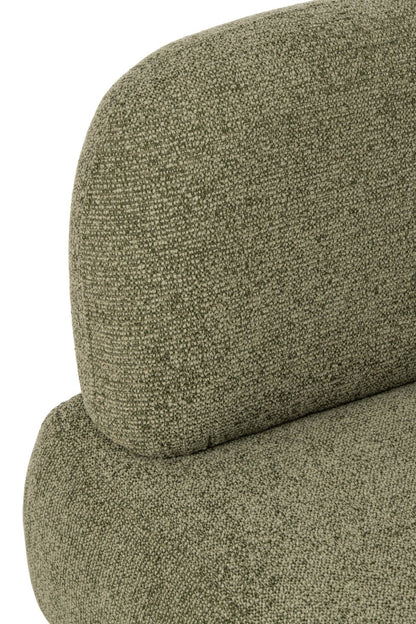 Modulares Sofa Olivia Sperrholz/Stoff Grün