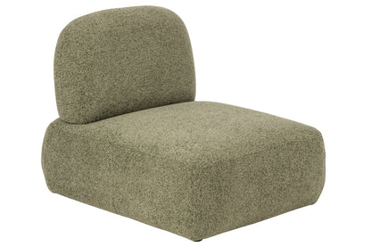 Modulares Sofa Olivia Sperrholz/Stoff Grün