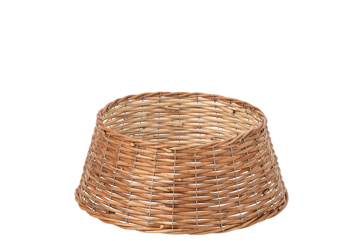 Boommand – riet, naturel en roestbruin, Ø35 cm