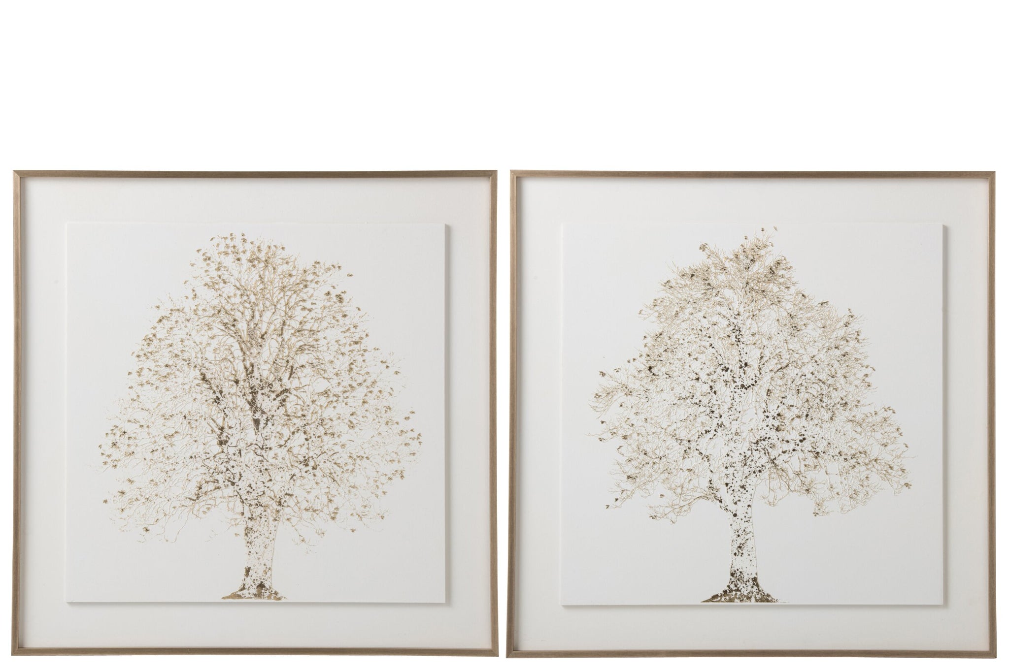 Schilderij – polystyreen, goud, 80x80 cm