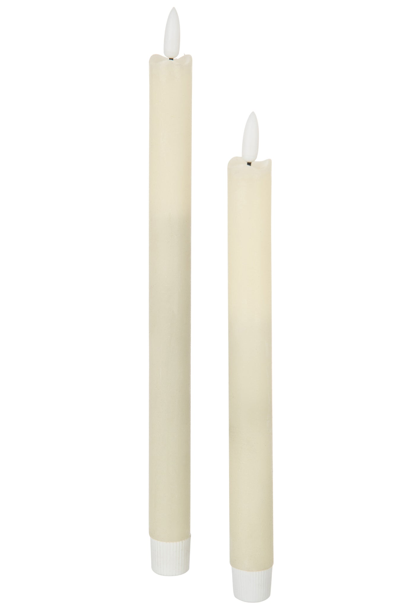 Box 2Candles Led Long Cream Large