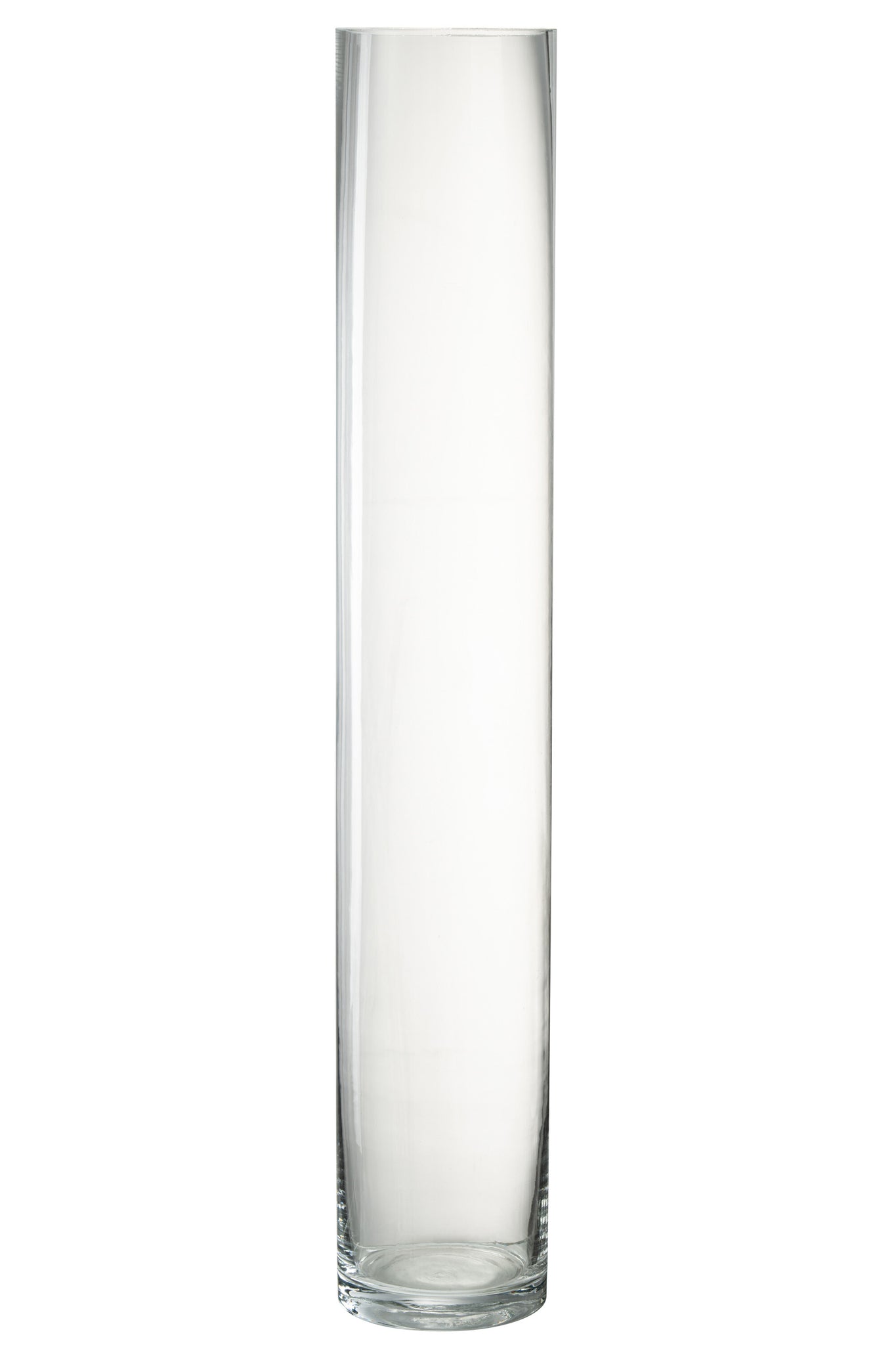 Vase Cylinder Glass Transparent Large