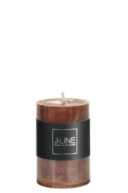 Cyl. Candle Brown S18h