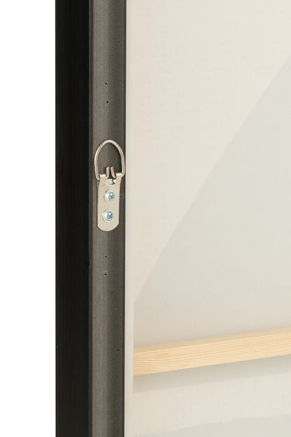 Frame Shapes Ethnic Wood/Canvas Brown/Black