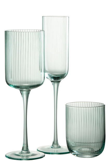 Verre A Champagne Louise Verre Menthe