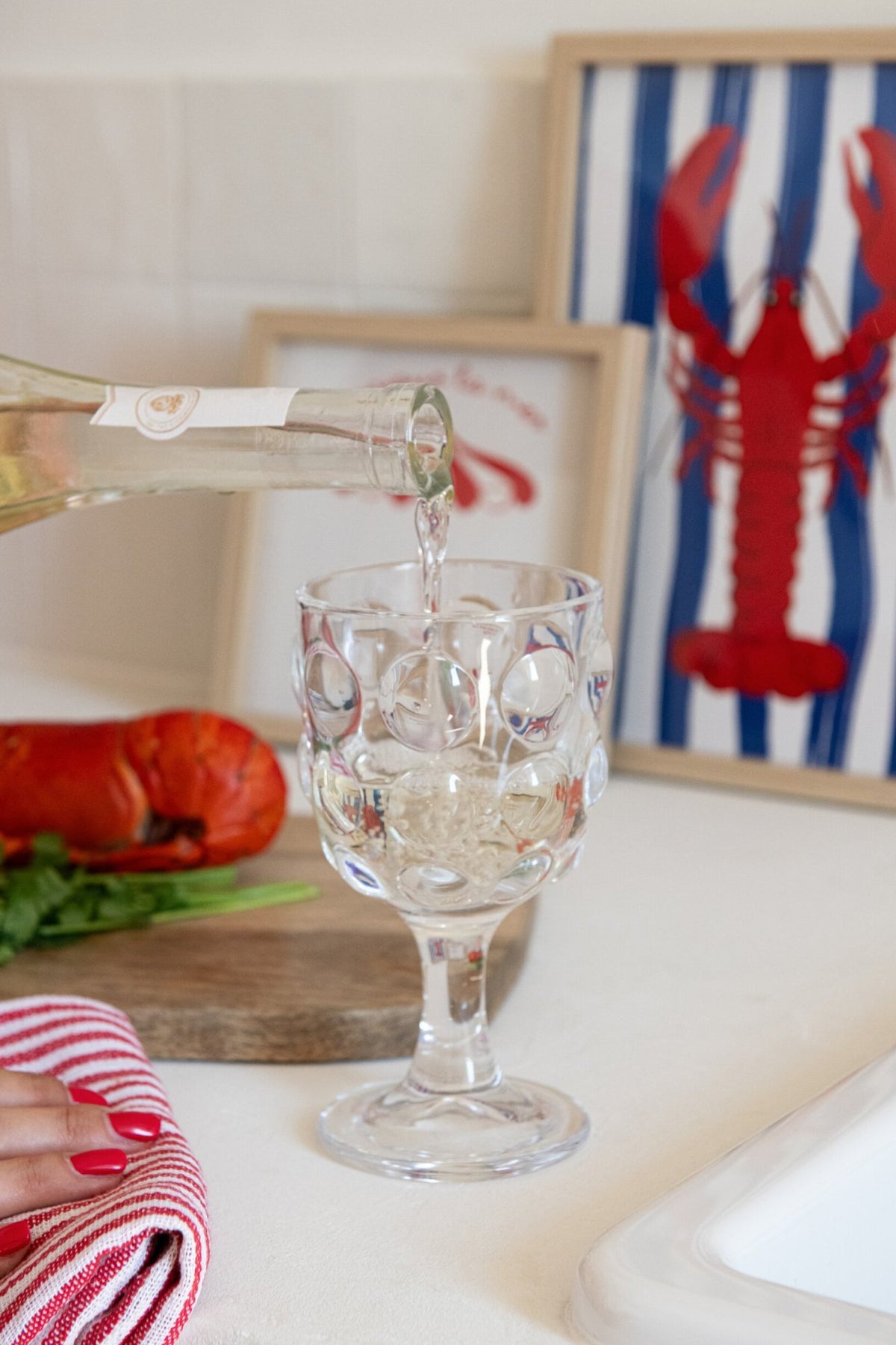 Wine Glass Magnifying Glass Transparent