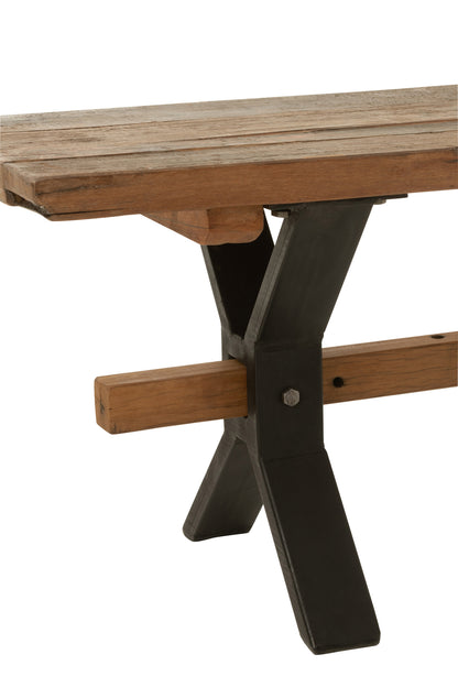 Bench Vintage Wood Brown