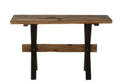 Console Table Vintage Wood Brown