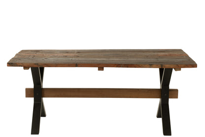 Table Vintage Wood Brown