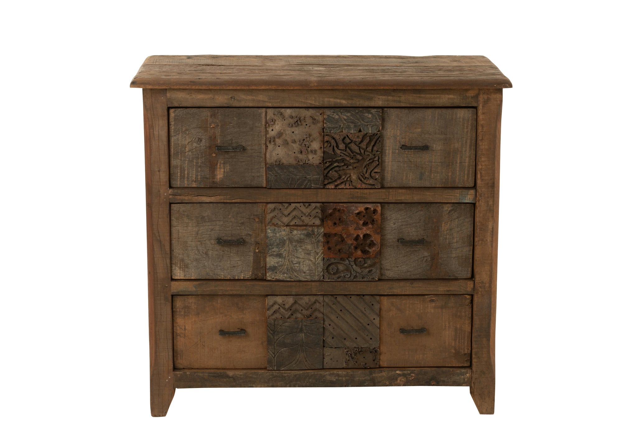 Vintage brown wooden cabinet