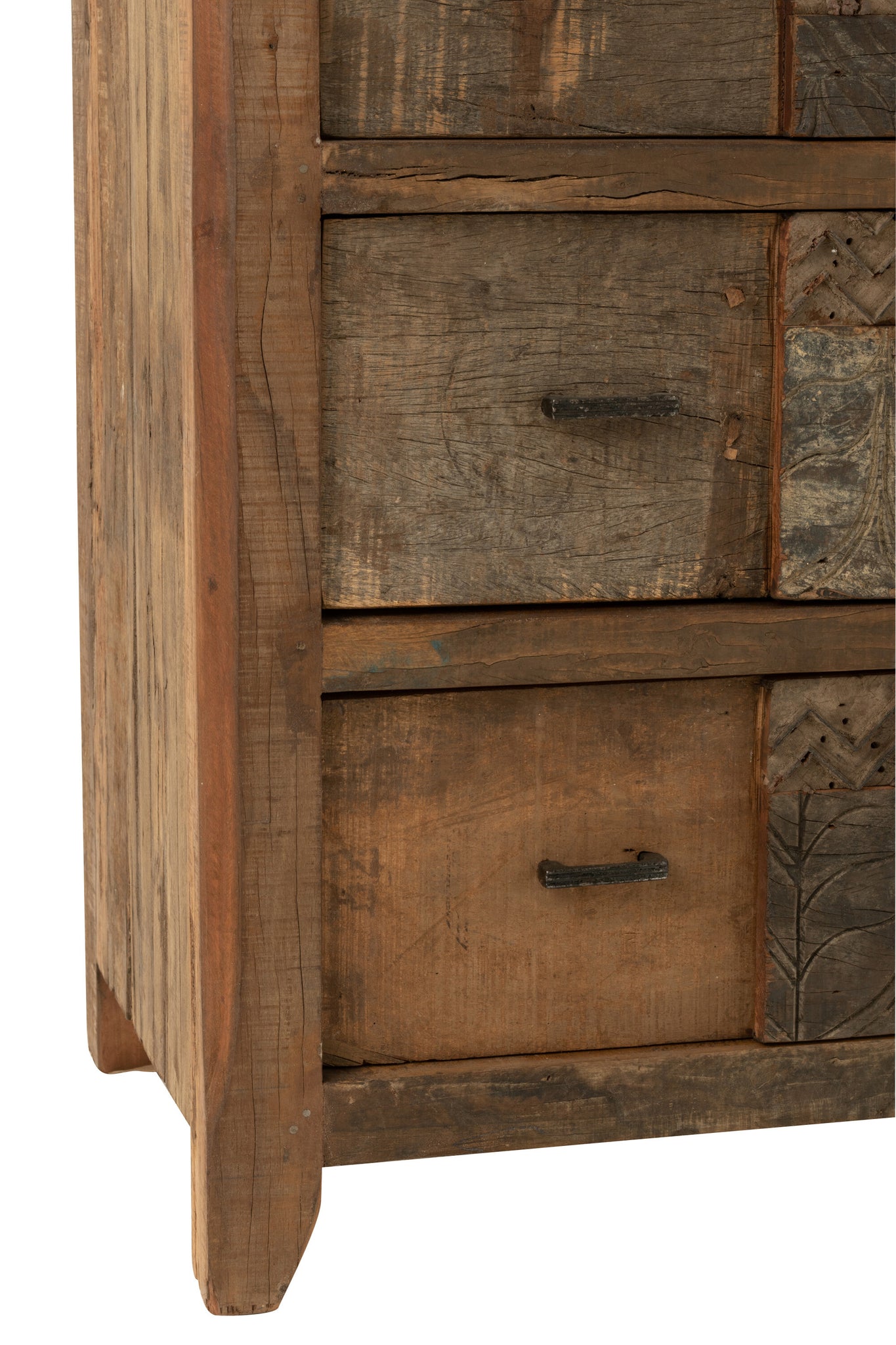 Vintage brown wooden cabinet