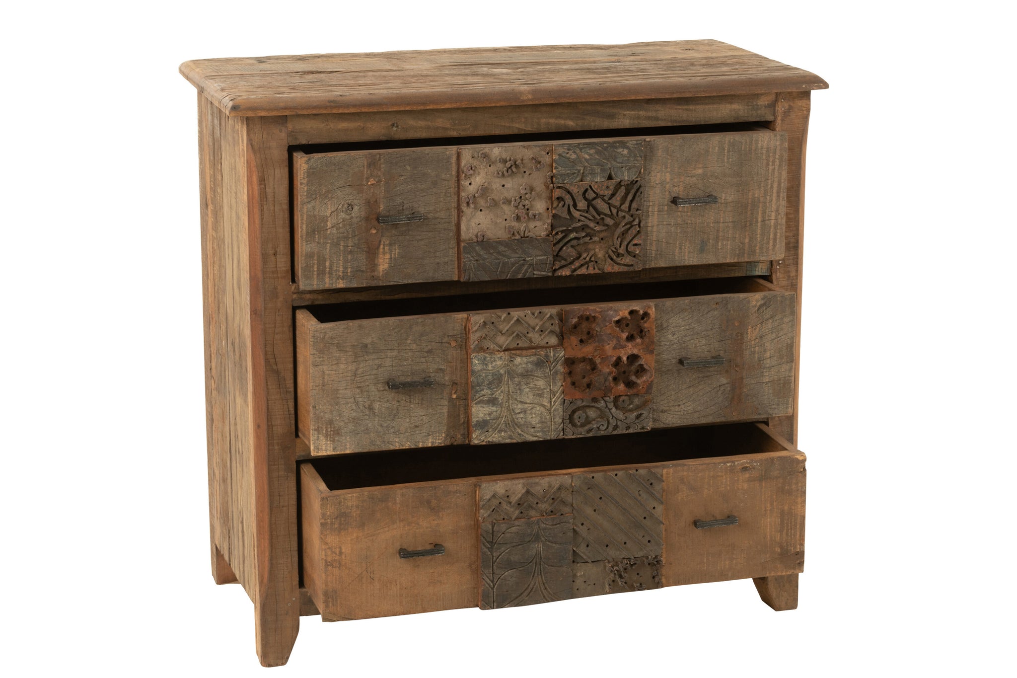 Vintage brown wooden cabinet
