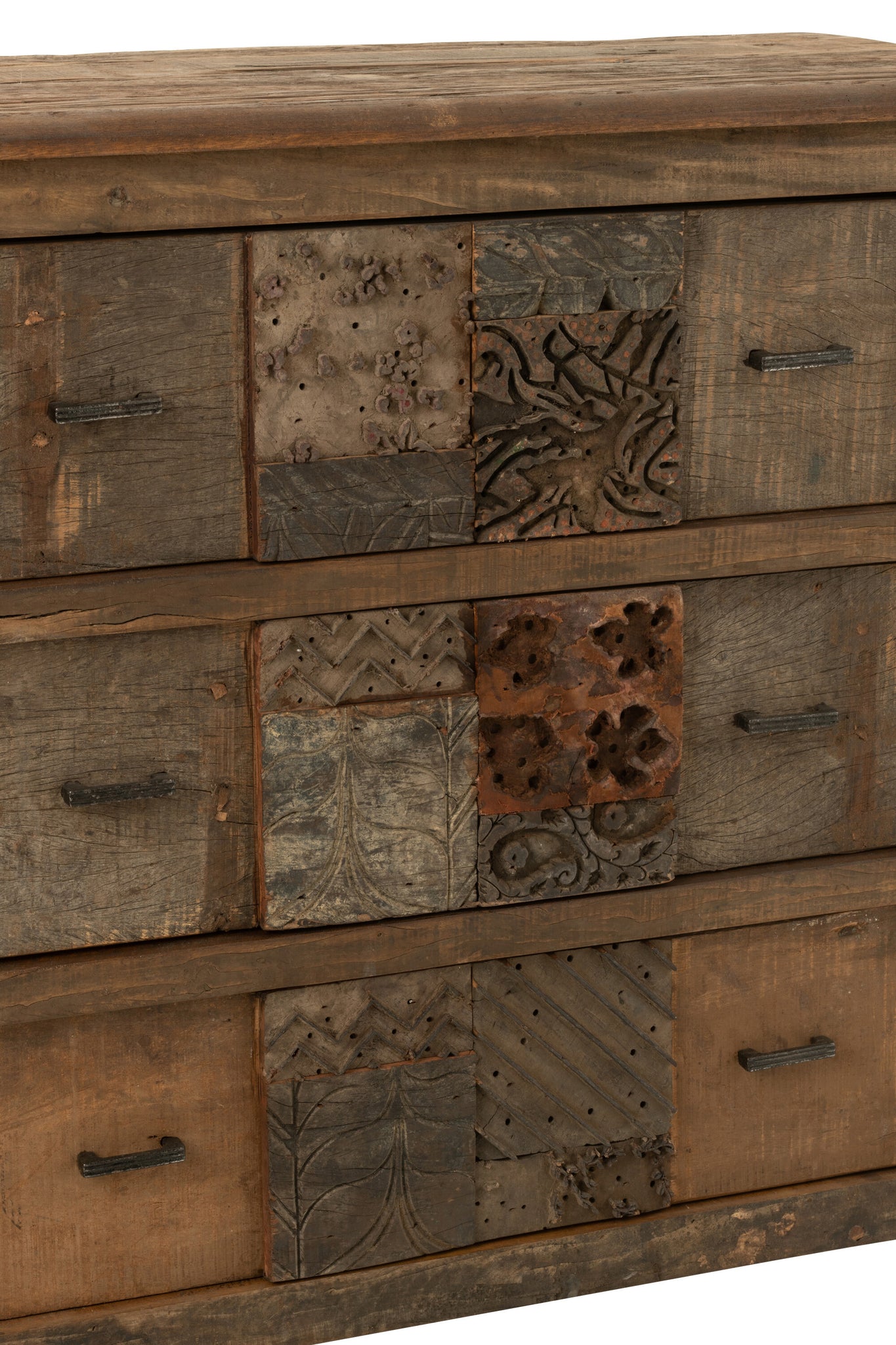 Vintage brown wooden cabinet