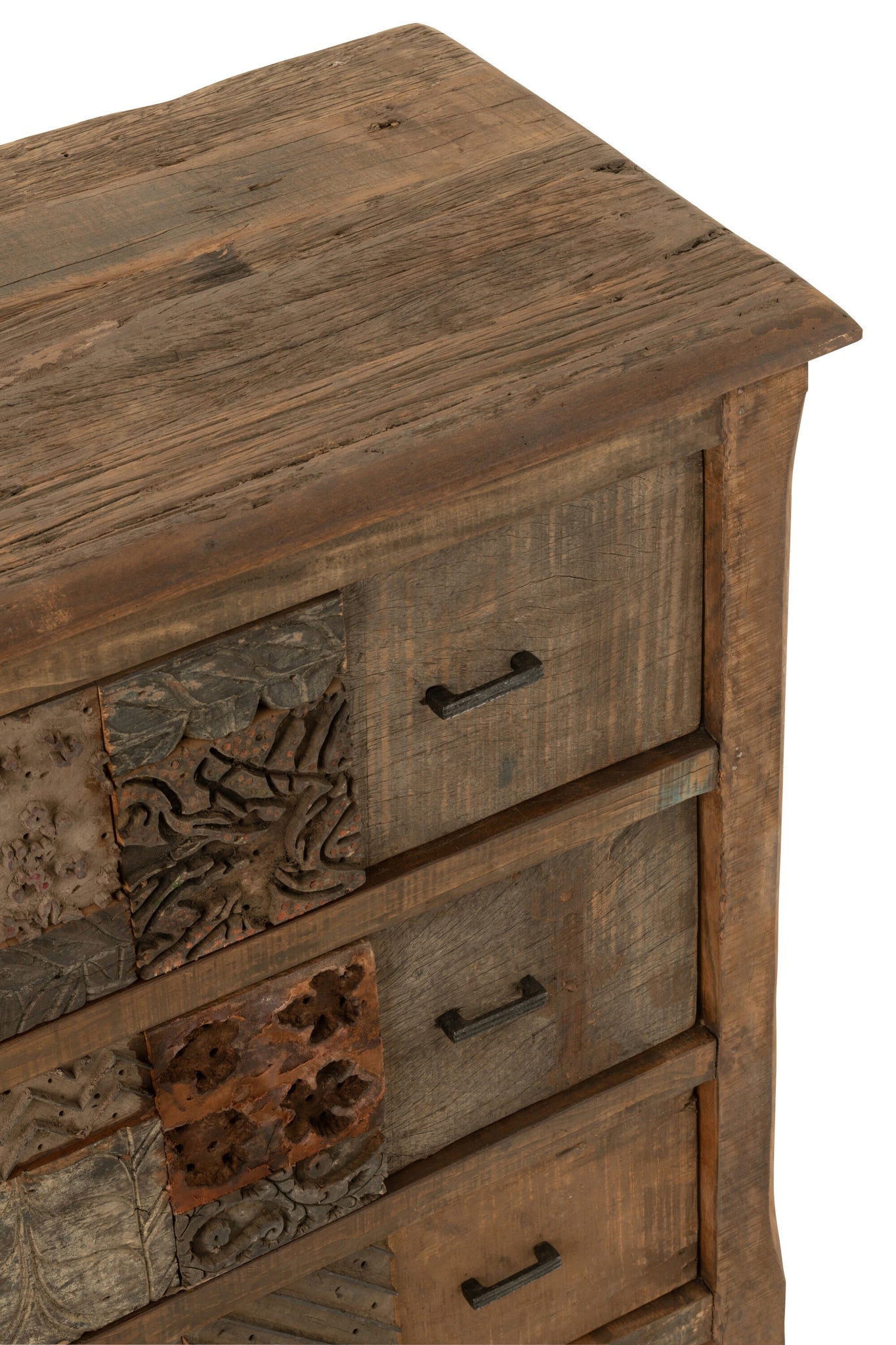 Vintage brown wooden cabinet