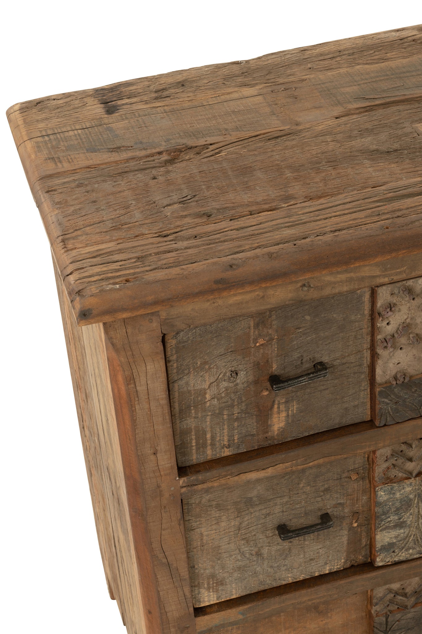 Vintage brown wooden cabinet