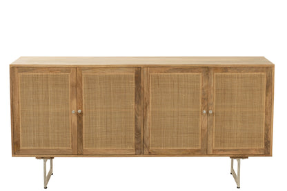 Sideboard Weaving Wood Natural