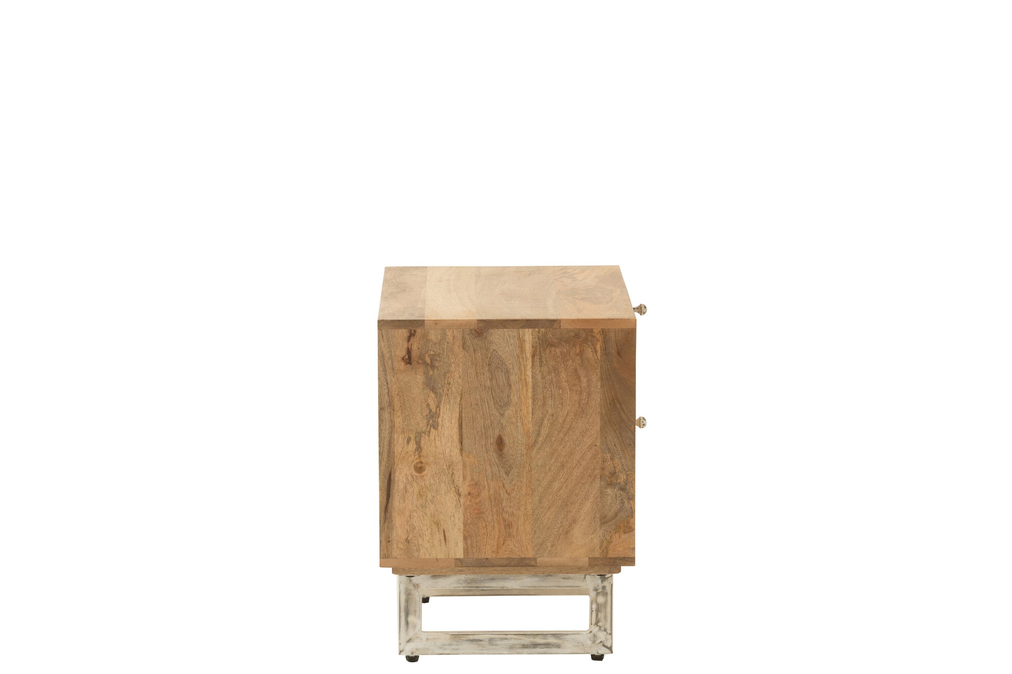 Bedside Table Weaving Wood Natural